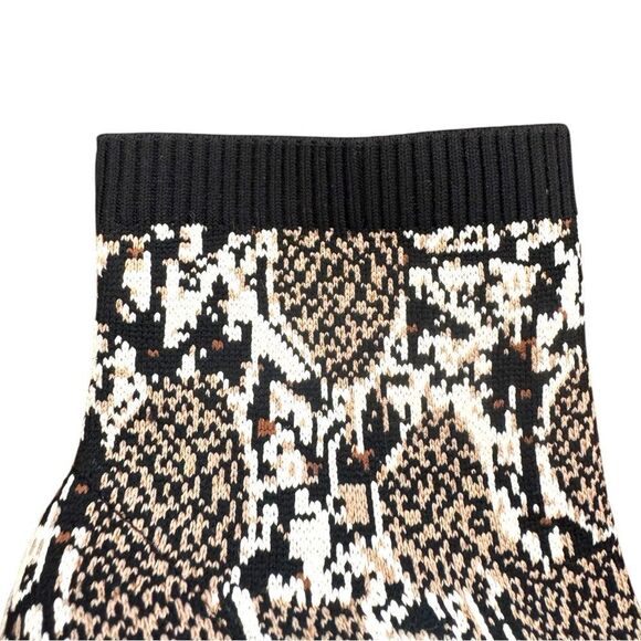 MIA McKinley Snake Print Sock Booties Sz 8.5 Stretch Knit Fabric Stiletto Heel - Picture 7 of 9